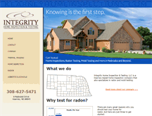 Tablet Screenshot of kearneyhomeinspections.com